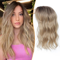 Ombre Blond mit Dunklem Ansatz